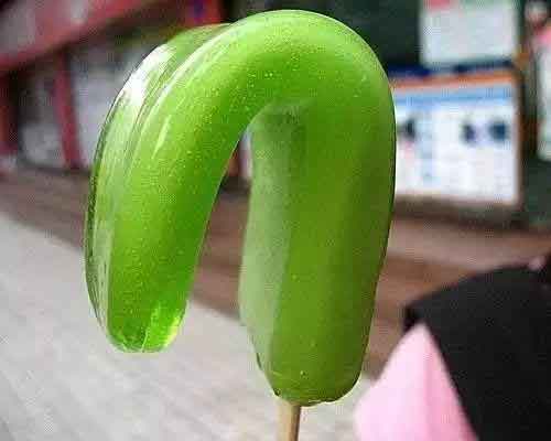 绿舌头糖