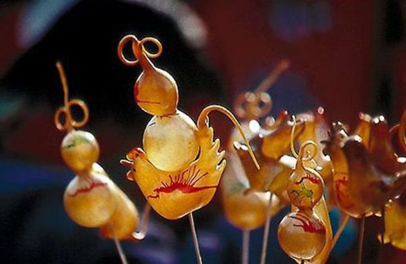 吹糖人民间手工艺之一